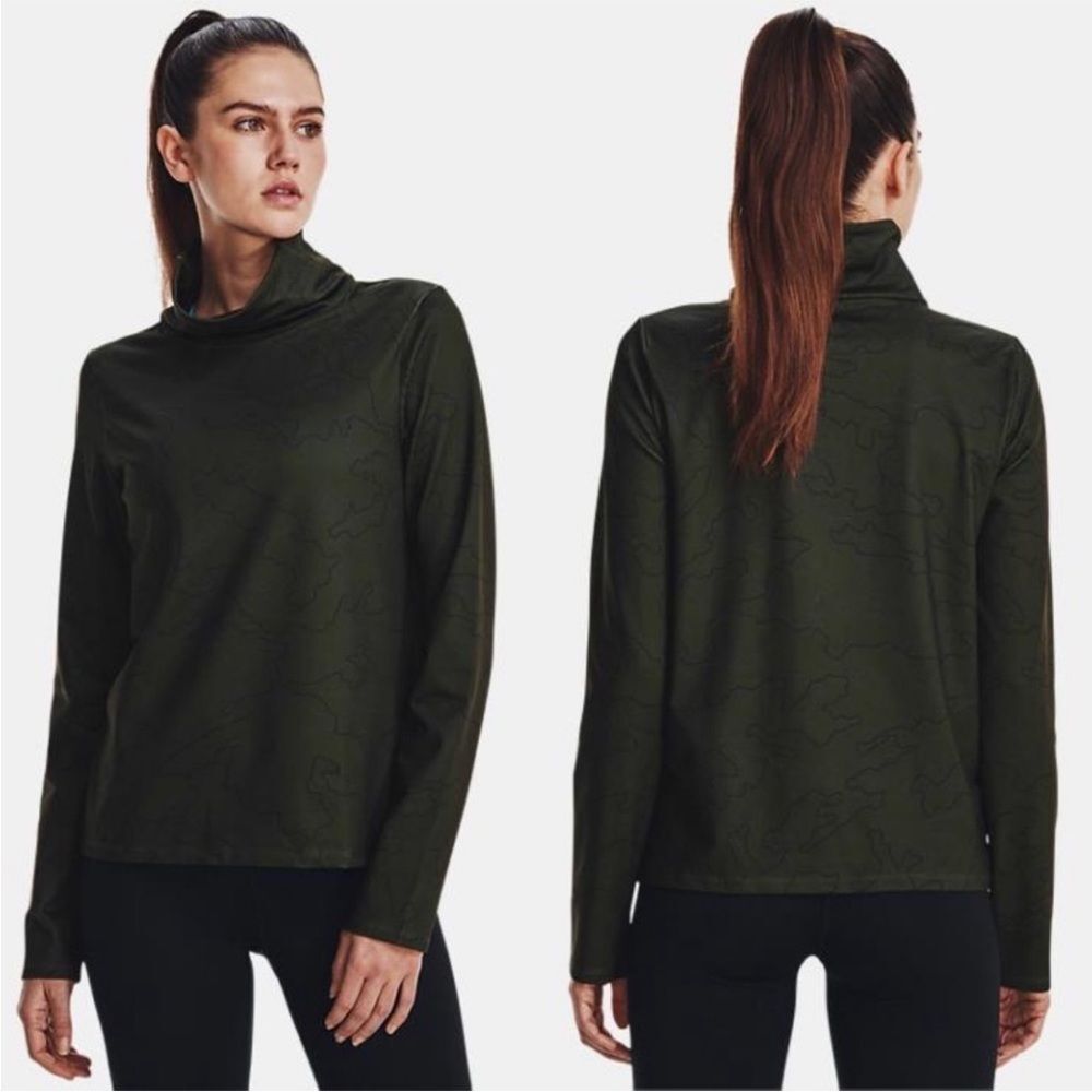 NWT Under Armour Women's UA Cold Weather Funnel Neck Long Sleeve Athletic Top M